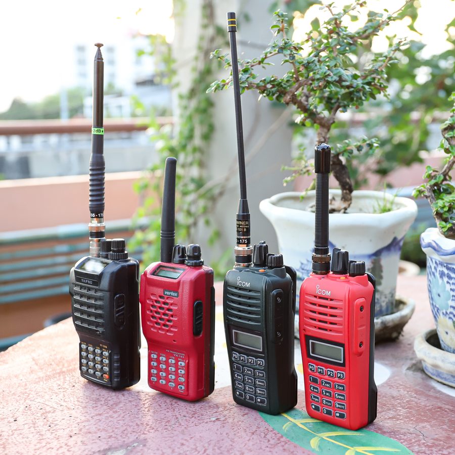 Rugged handheld two-way radio